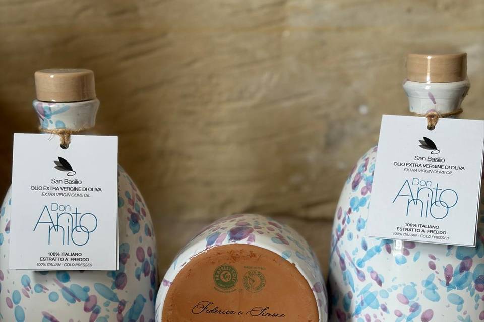 Oliera schizzo con incisione