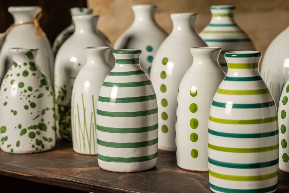 Detail_Bottiglie a Strisce e Punti