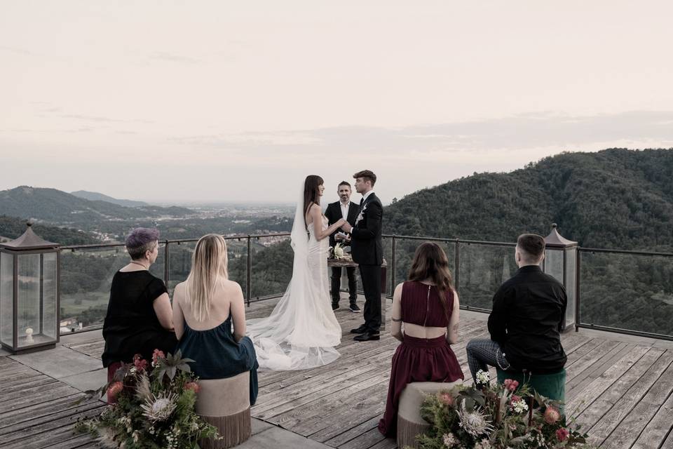 Unconventional wedding