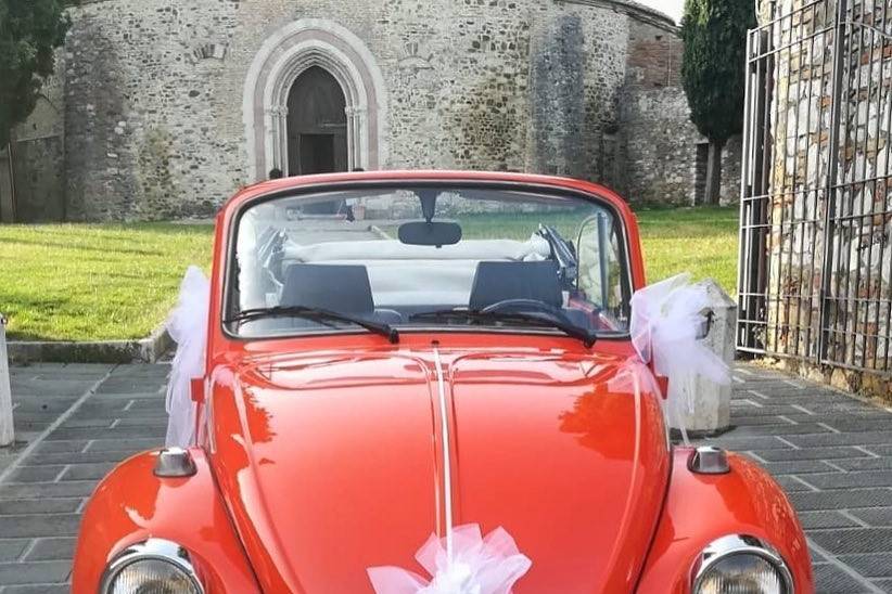 Maggiolino arancio Wedding