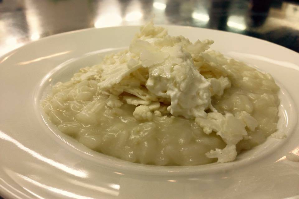 Risotto cavolfiore e burrata