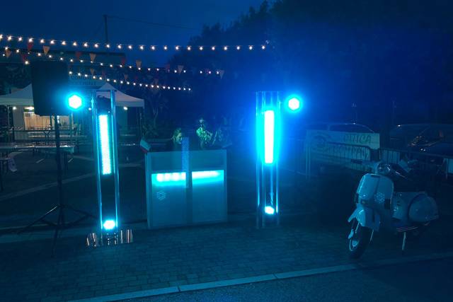 Allestimento luci audio