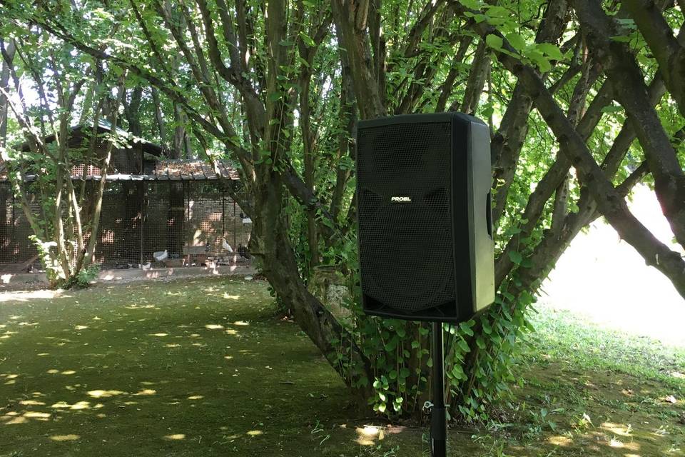 Audio sul parco di una villa