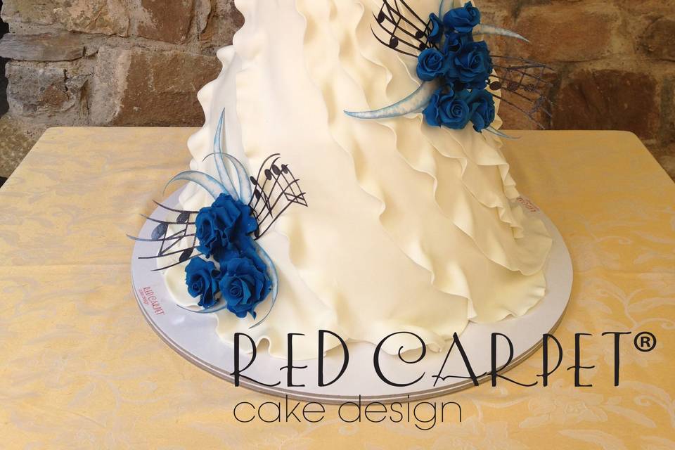 Red Carpet Cake Design