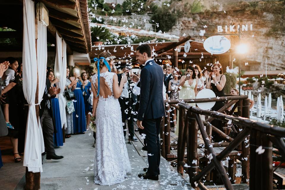 Bride&Groom arrival