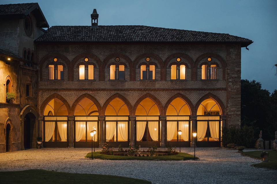 Il Castello di Marne la sera