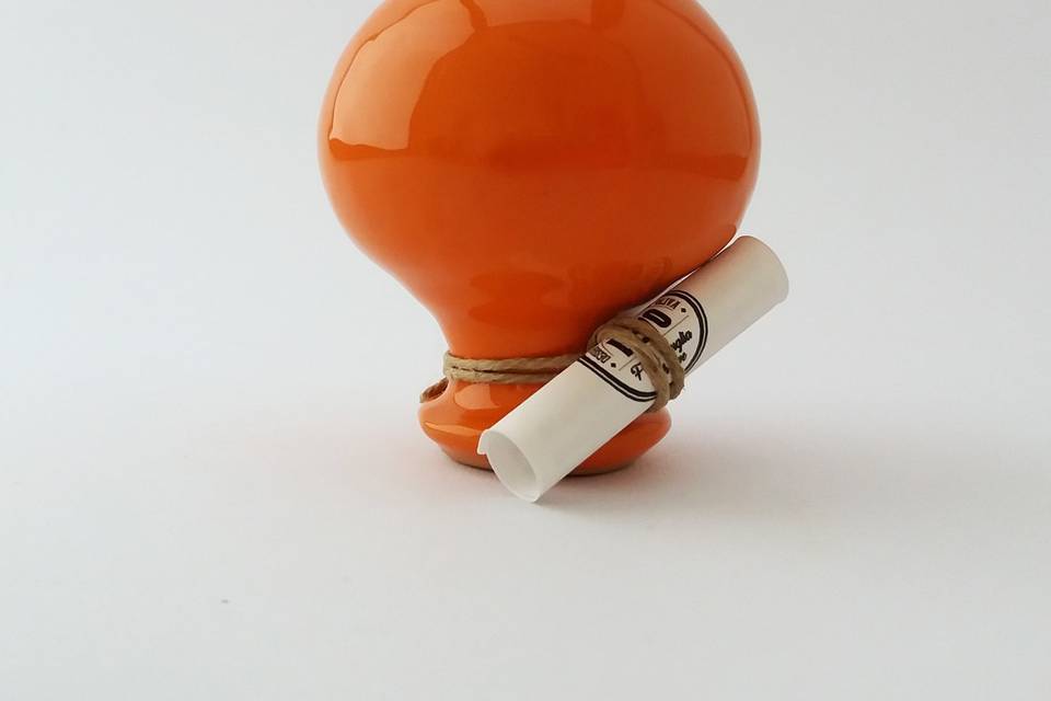 Pumo Pugliese Arancio h 8 cm