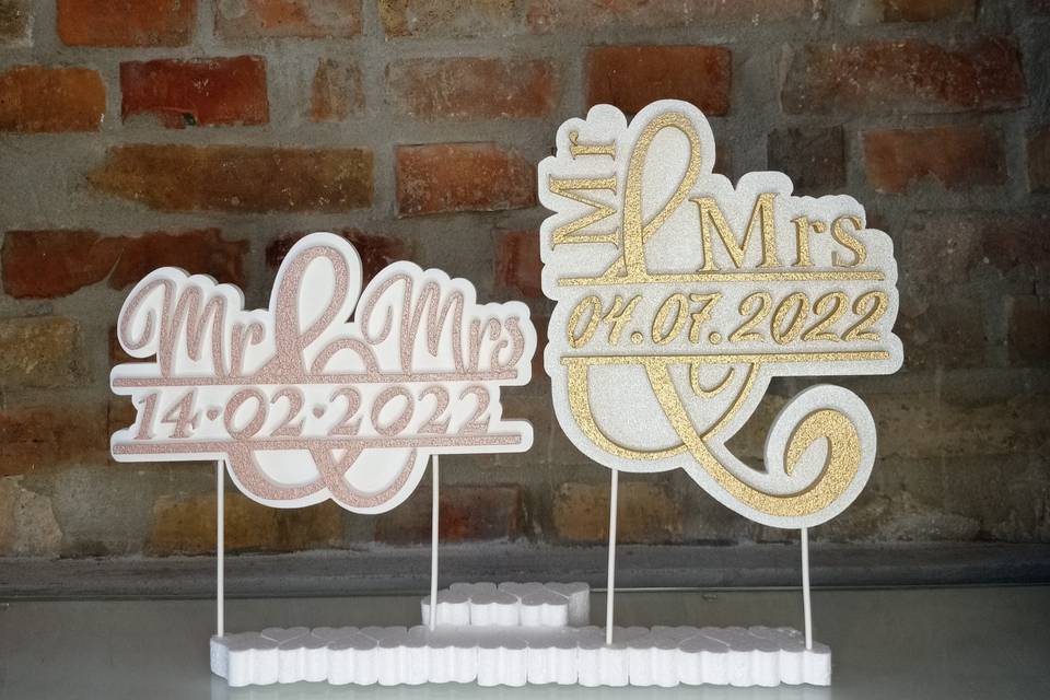 Cake Topper polistirene