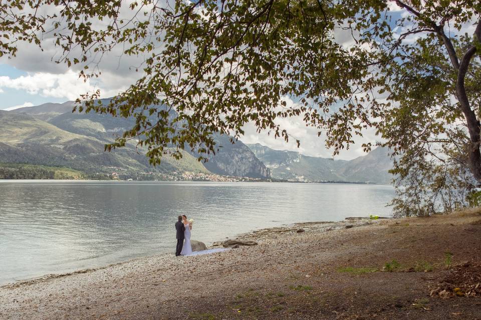 Sposi sul lago di Como