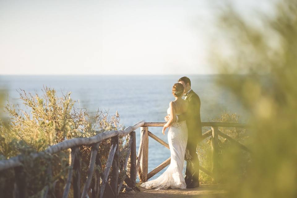 Sposi sul belvedere Tropea