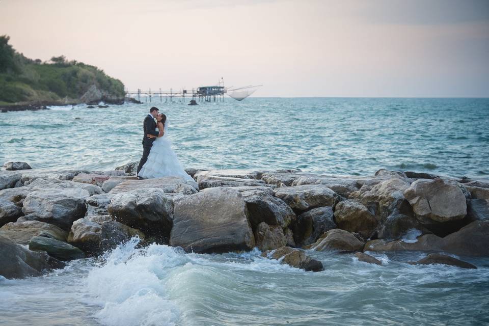 Sposi al mare di San Vito