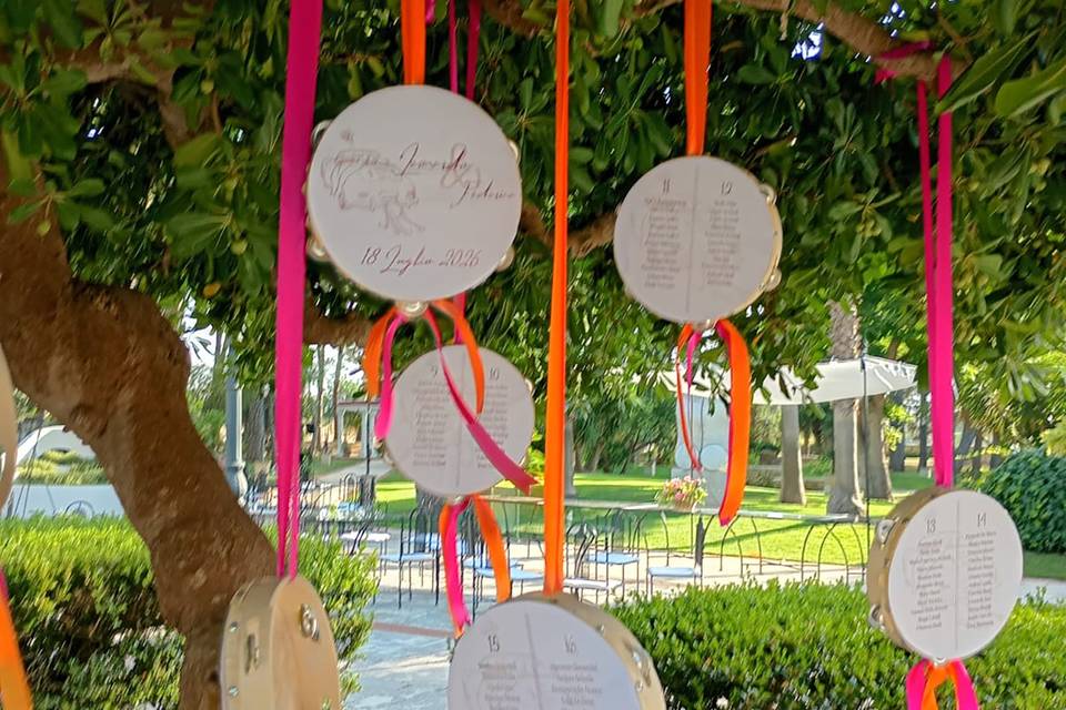 Tableau mariage tamburelli