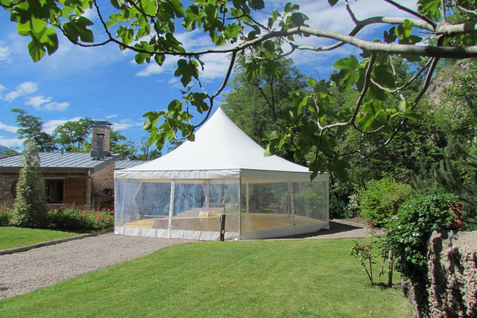 Gazebo esagonale Cristal