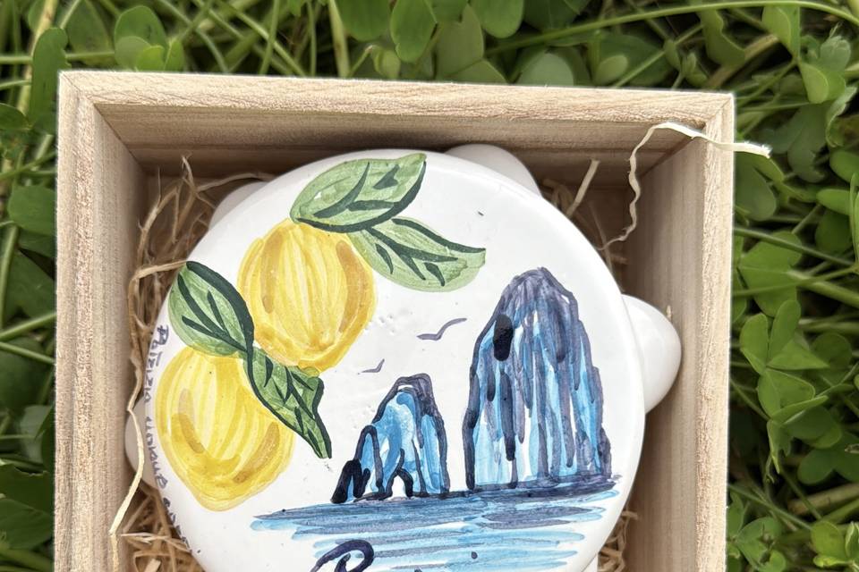 Tamburello in ceramica