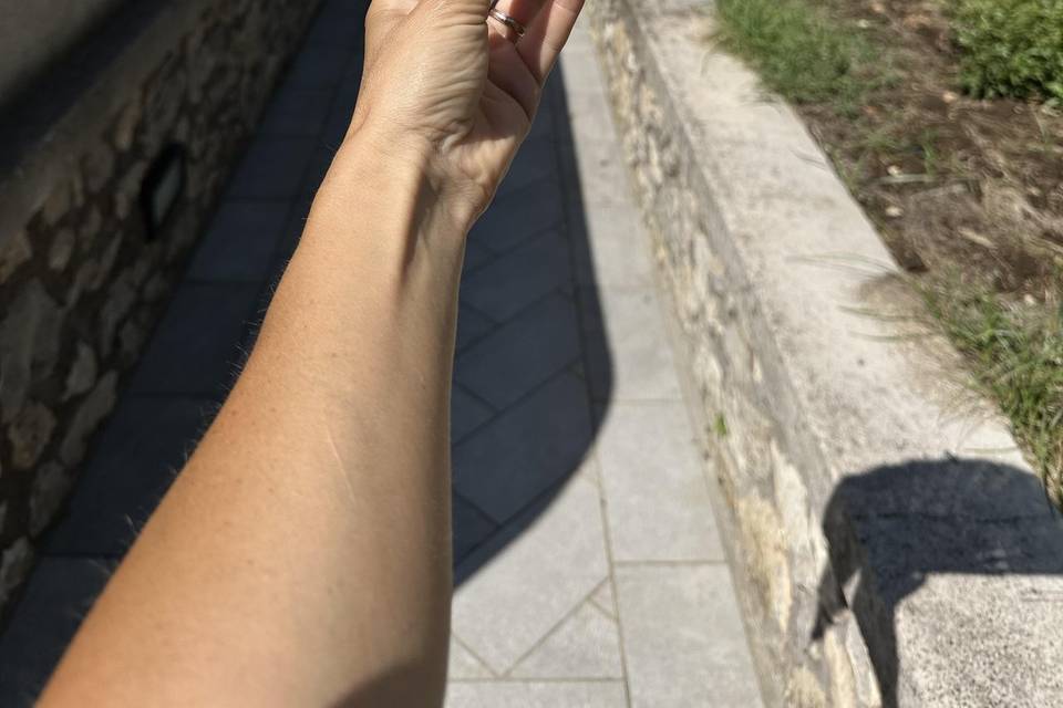 Ventaglio dipinto a mano