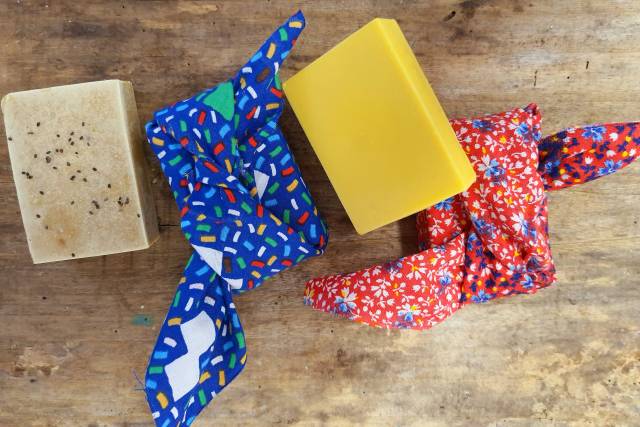 Furoshiki per il packaging eco