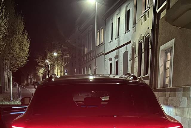Porsche di notte