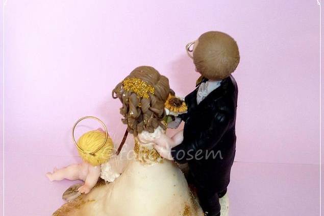 Dettaglio cake topper angel