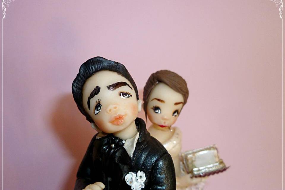 Topper cake Erjona e Vincenzo