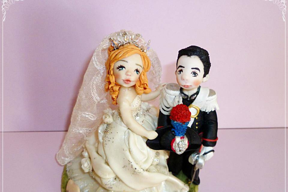 Marco&Grazia cake topper