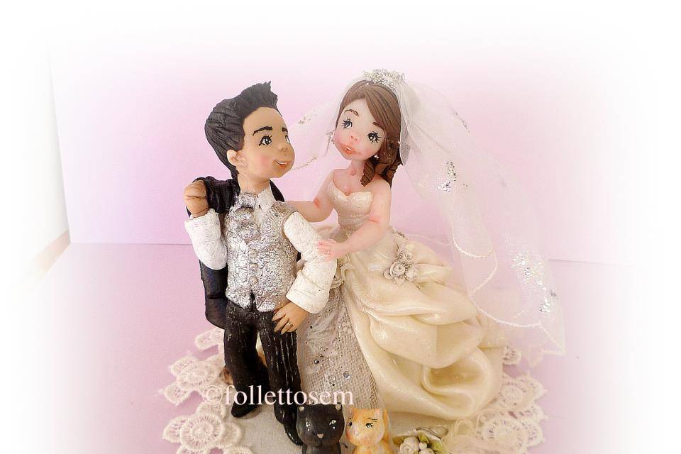 Cake topper  Fabrizio e Serena