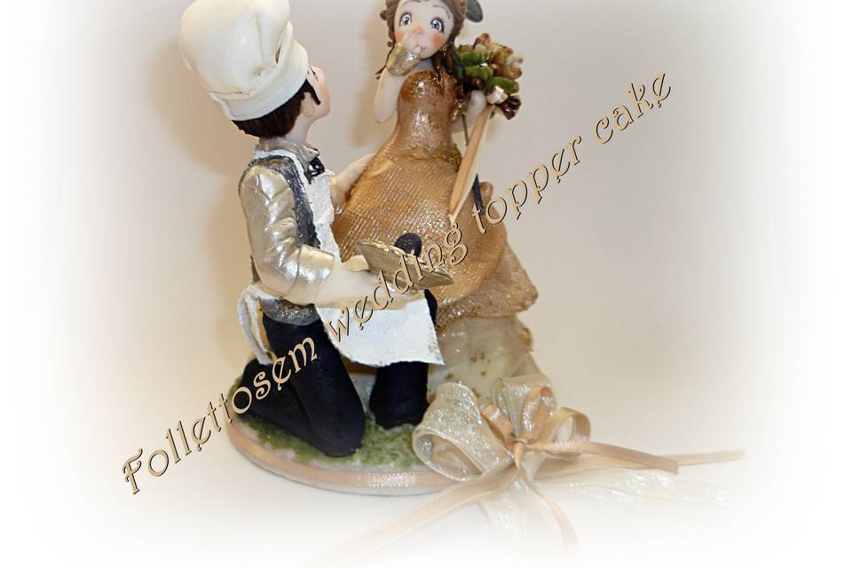 Marco&Grazia cake topper