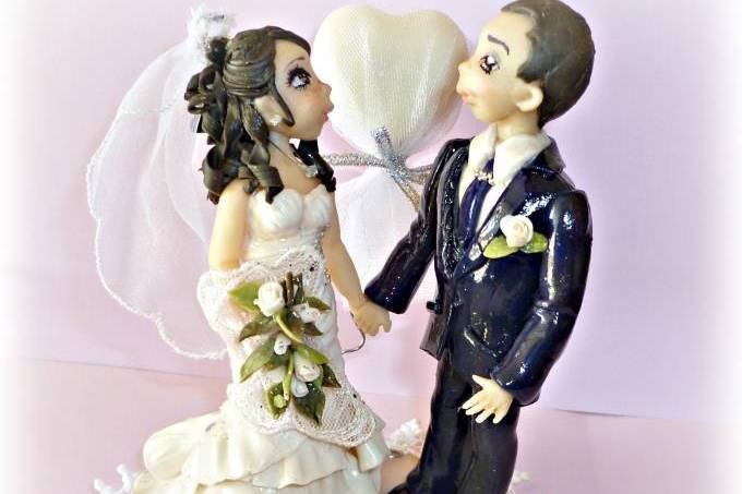 Cake topper personalizzato: Eleganza e semplicità