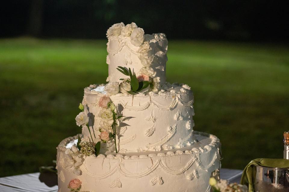 Wedding cake con decorazioni