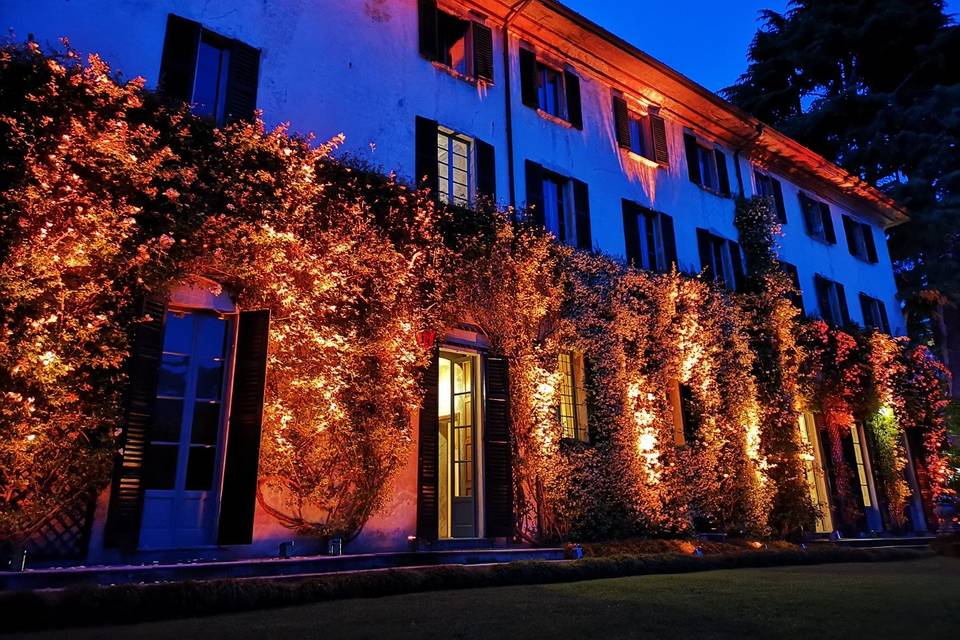 La villa illuminata