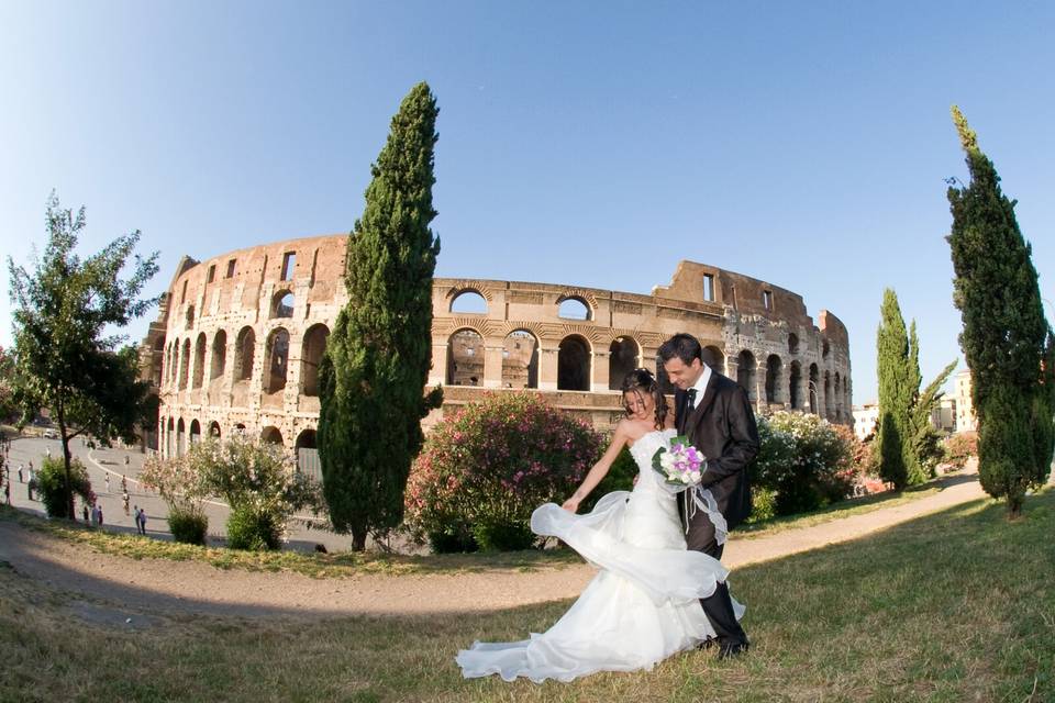 Sposi al Colosseo