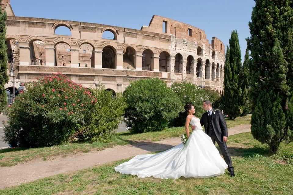 Sposi al Colosseo