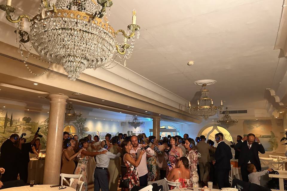 Silent disco villa Margherita