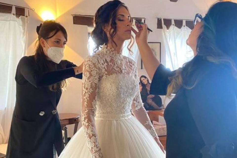 Trucco e acconciatura sposa