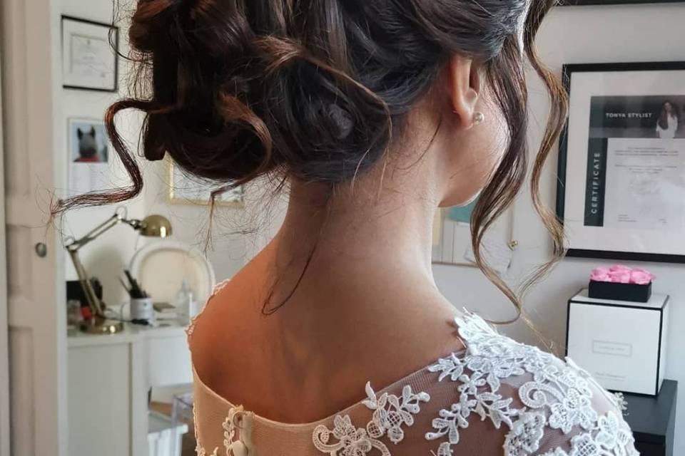 Chignon sposa-Hairstyle Roma