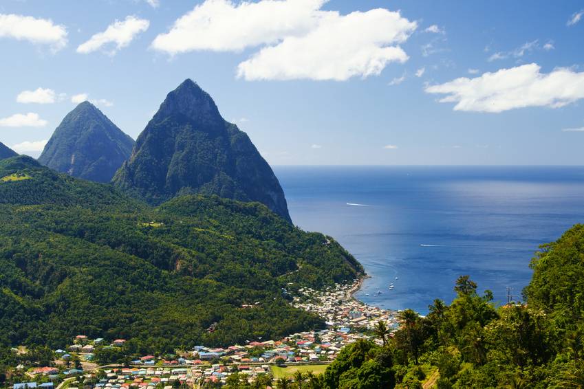 The Pitons - St Lucia