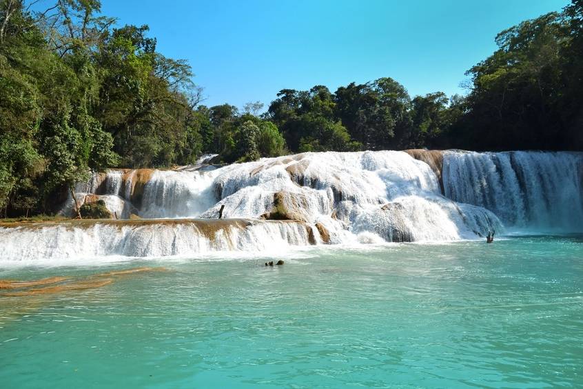 Cascate Agua Azul Mexico