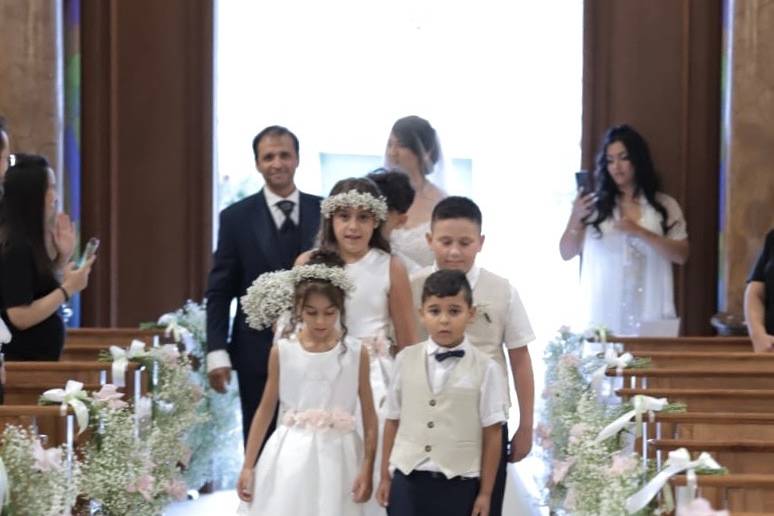 The bride entrance