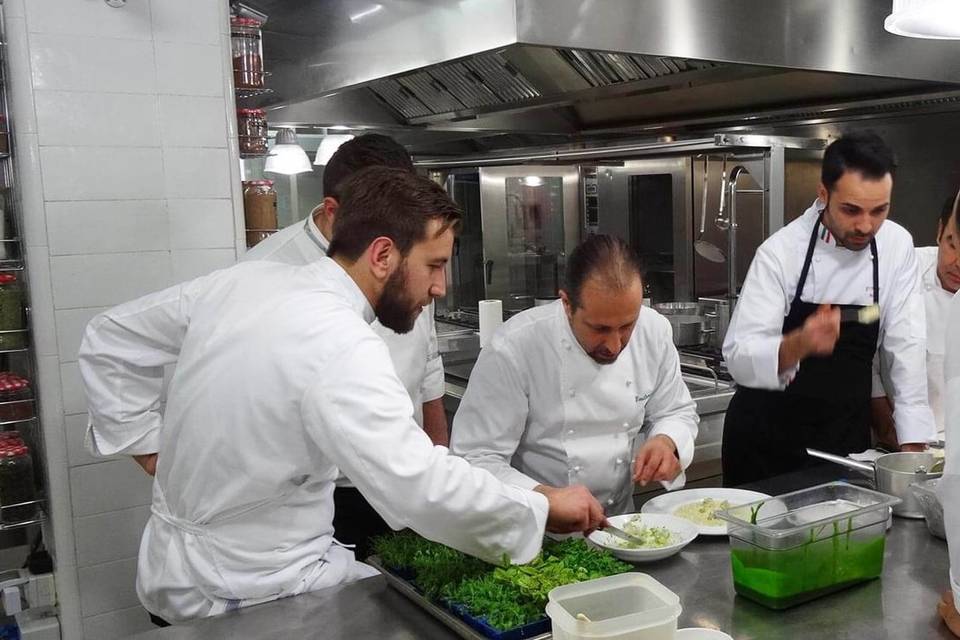 Preparazione cucina