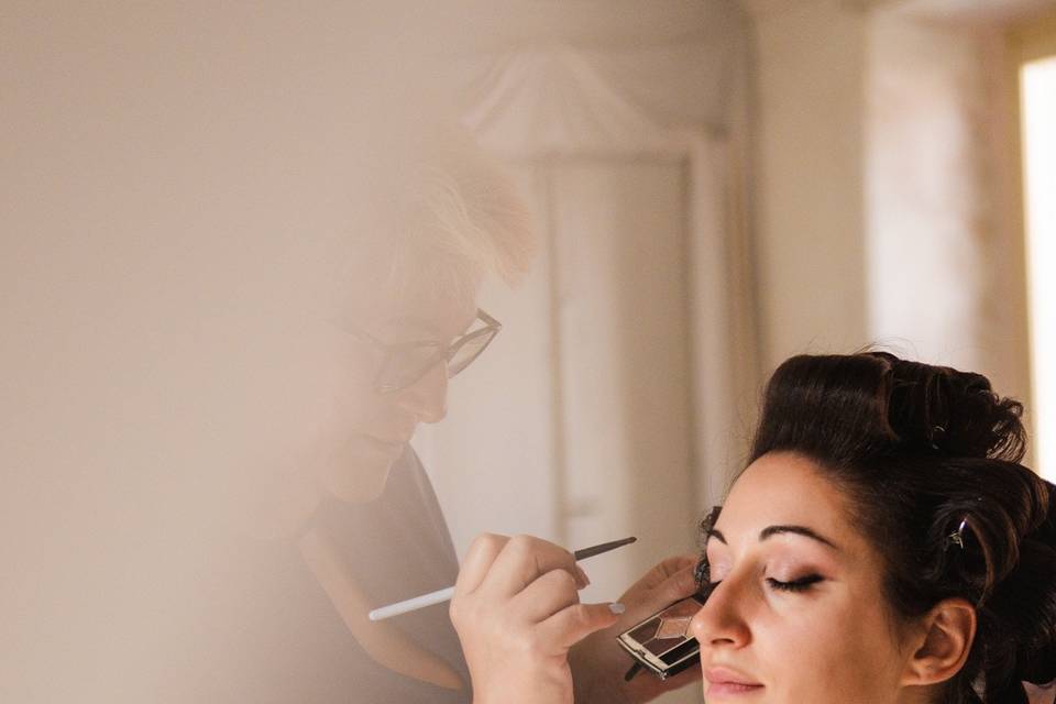 Preparazione della sposa