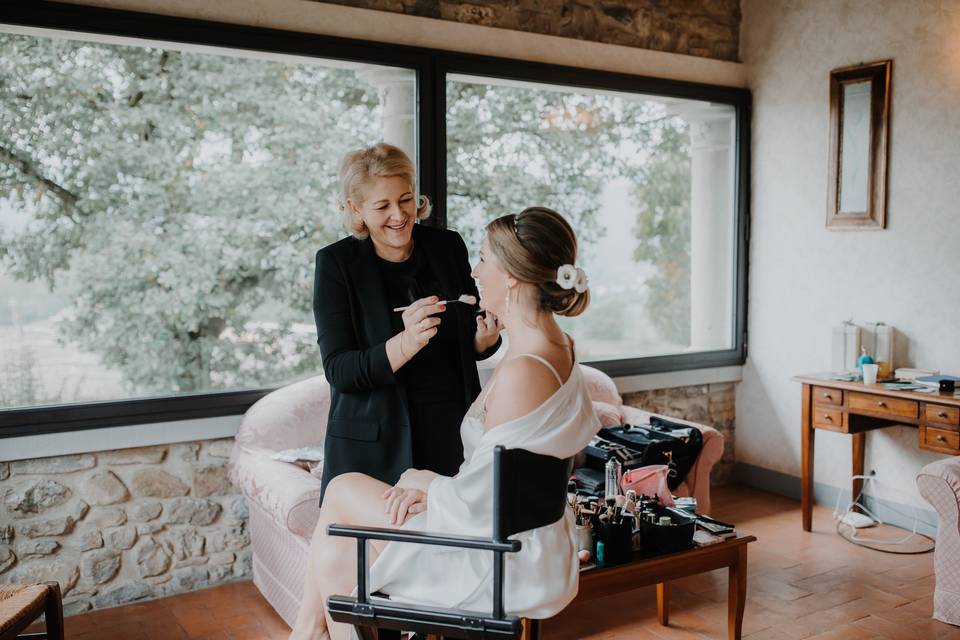 Trucco e acconciatura sposa