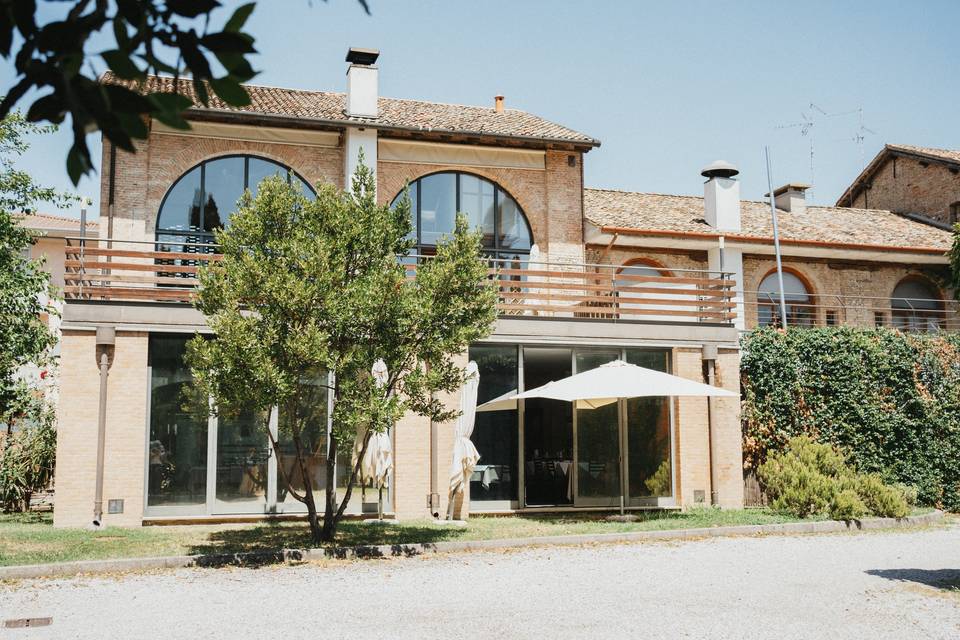 Vista dal giardino