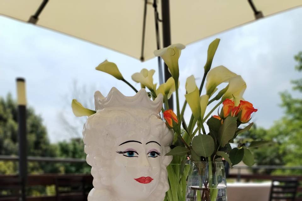 Il terrazzo al primo piano