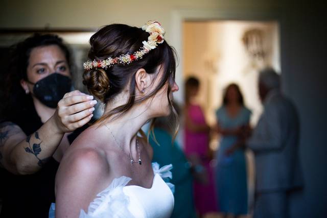 Acconciatura sposa raccolto