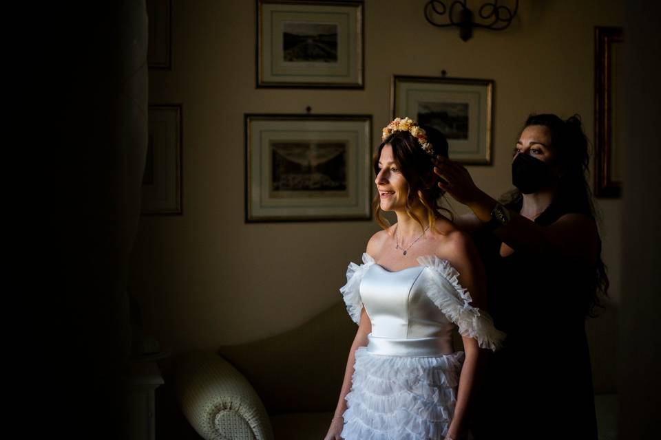 Acconciatura sposa raccolto