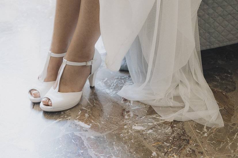 Scarpe della sposa