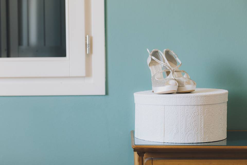 Scarpe della sposa