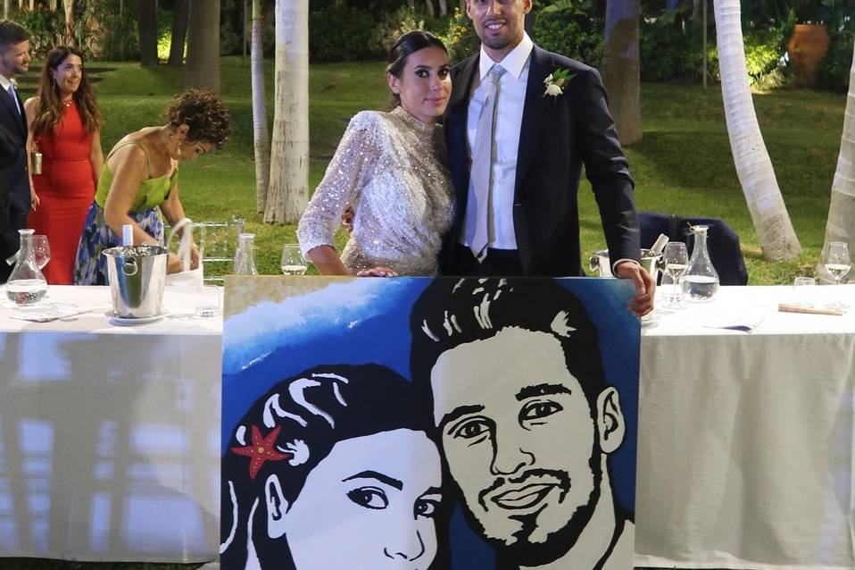 Pittura matrimonio