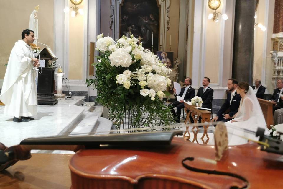 Rito in chiesa violino, voce