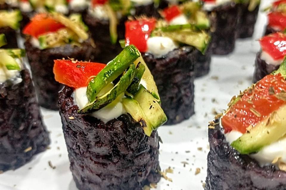 Finger food in Riso Venere