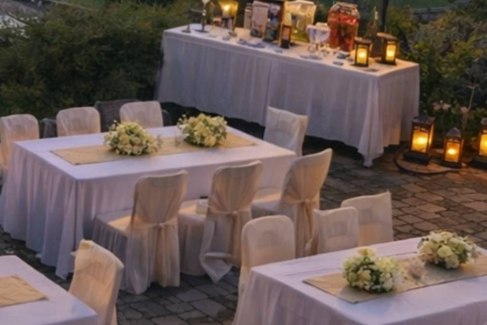 Allestimento in villa